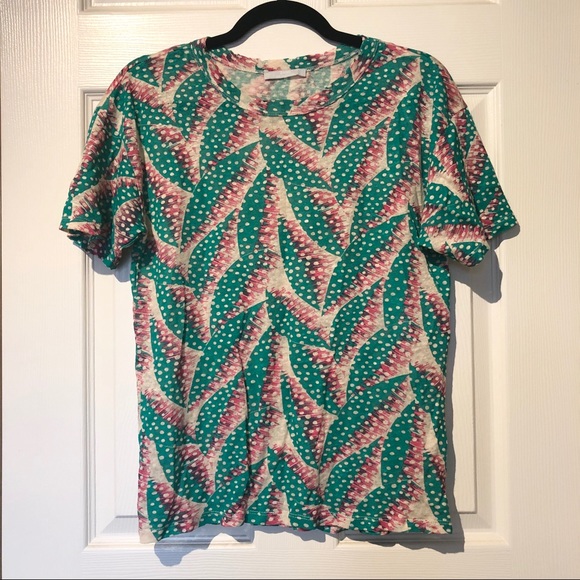 Zara Linen T-Shirt with Rips - Picture 2 of 5